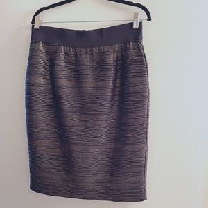 Shimmery black/gold skirt by Alfani.